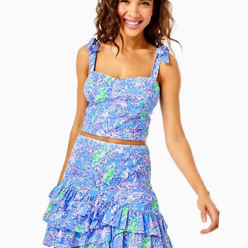 Lilly Pulitzer 2pc- Women's skirt set size 6 Rosalie
